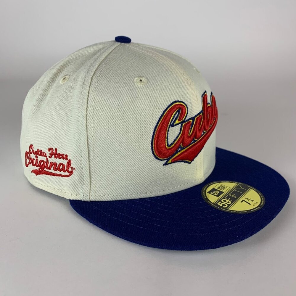New Era White and Blue Cubs Hat